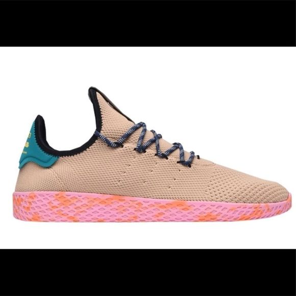 adidas Other - Adidas Pharrell x Tennis Hu Pink Marble Sneakers Mens 8.5
